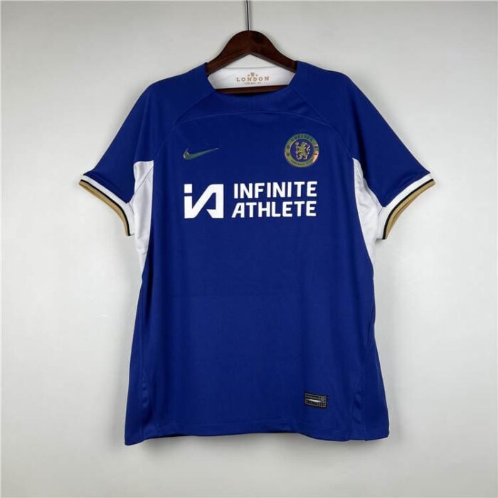 Chelsea 23-24 Home Sponsor Football Kit