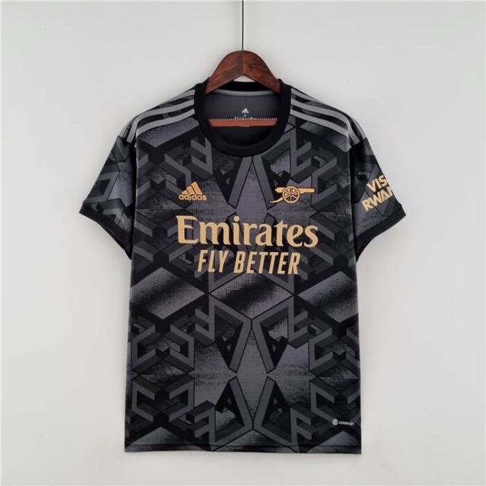 Arsenal 22-23 Away Black Football Kit