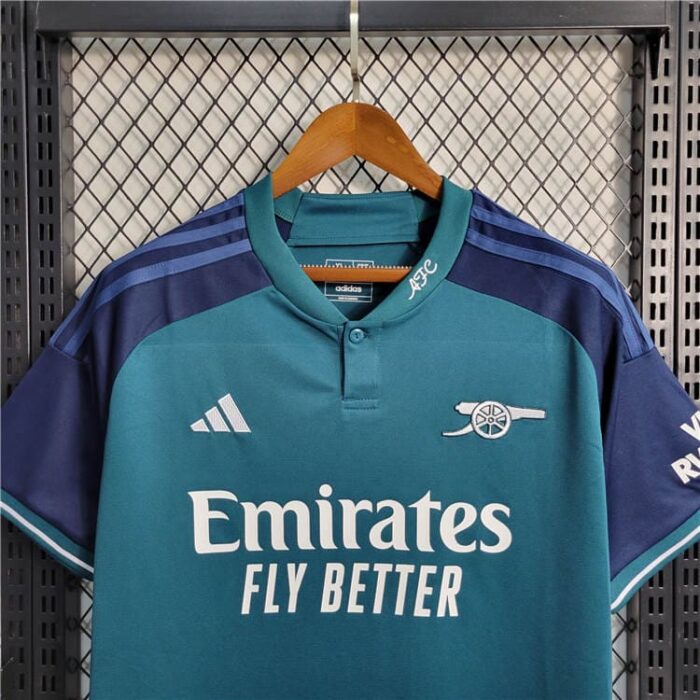 Arsenal 23-24 Third Dark Green Football Kit - Image 4