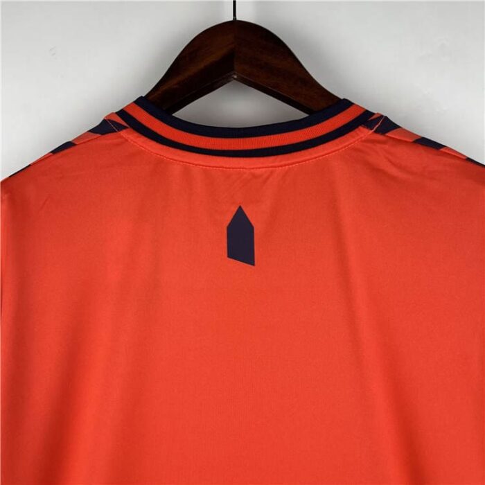 Everton 23-24 Away Orange Football Kit