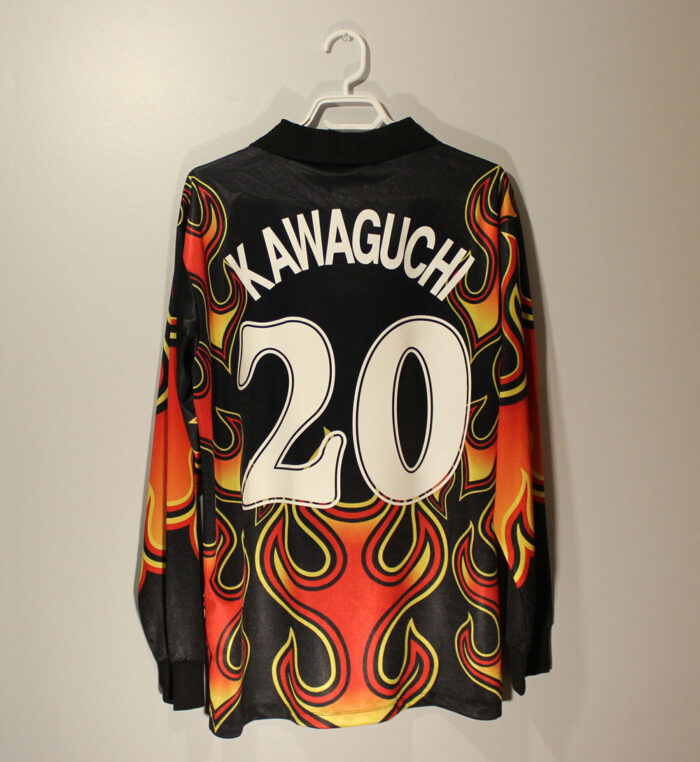 Japan 1998 World Cup GK Black/Red Long Football Kit