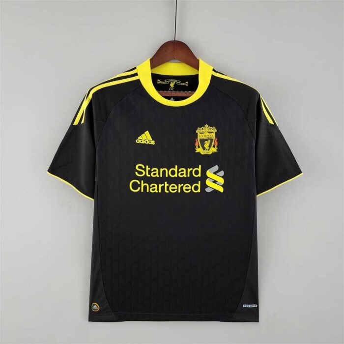 Liverpool 10-11 Third Black Football Kit