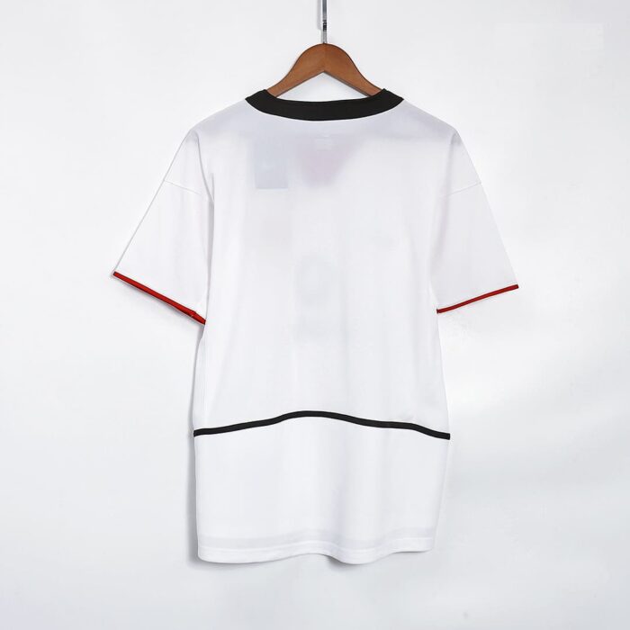 Manchester United 02-03 Away White Football Kit