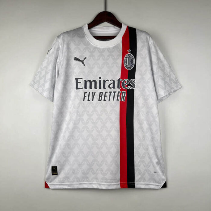 AC Milan 23-24 Away White Football Kit
