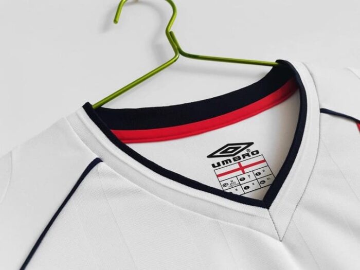 England 2002 World Cup Home Long Football Kit