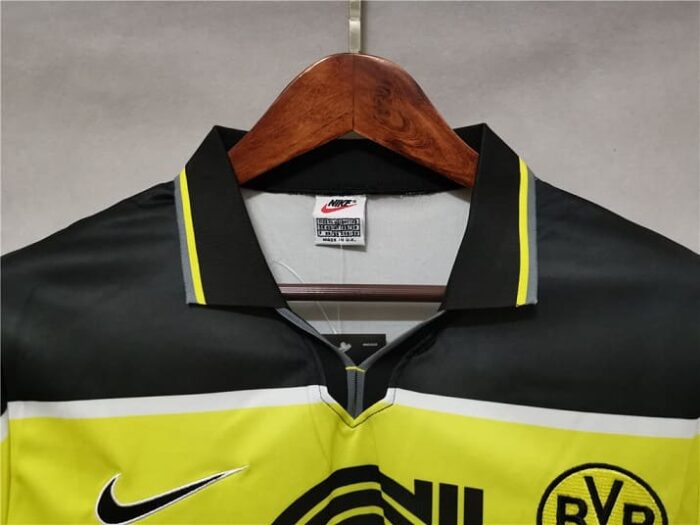 Dortmund 96-97 Home UCL Final Football Kit