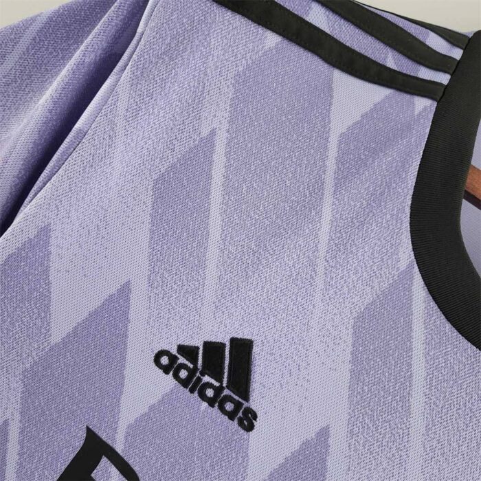 Real Madrid 22-23 Away Purple Football Kit - Image 4