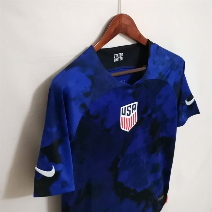 USA 2022 World Cup Away Dark Blue Football Kit