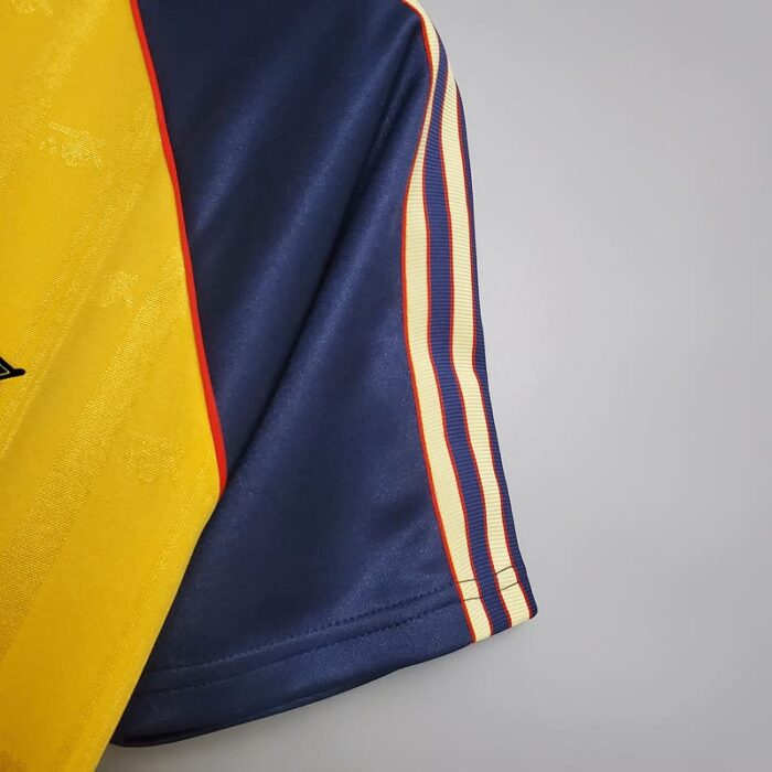 Arsenal 88-89 Away Yellow Football Kit