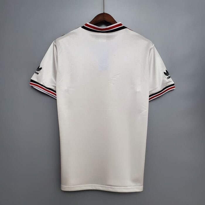 Manchester United 84-86 Away White Football Kit
