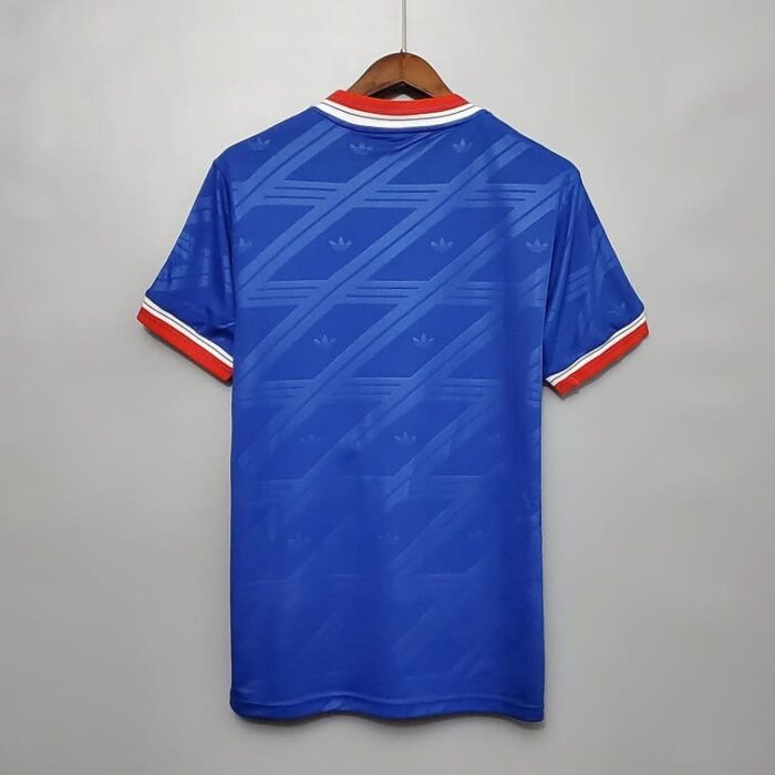 Manchester United 86-88 Away Blue Football Kit