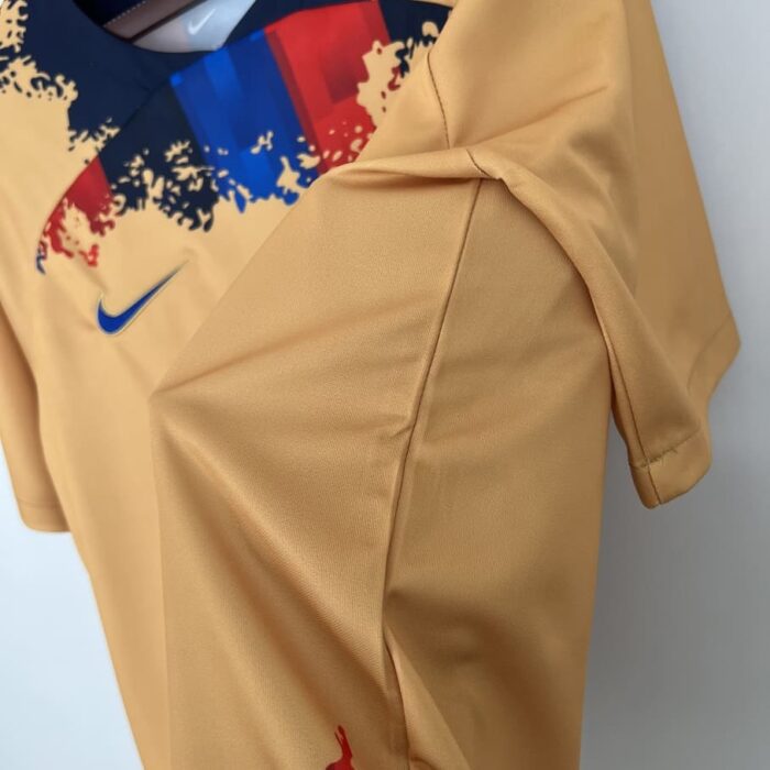 Barcelona 22-23 Special Golden Football Kit - Image 4