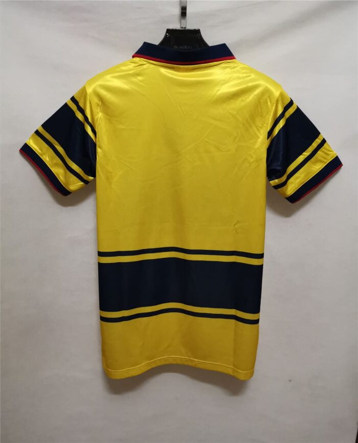Arsenal 97-98 Away Yellow Football Kit