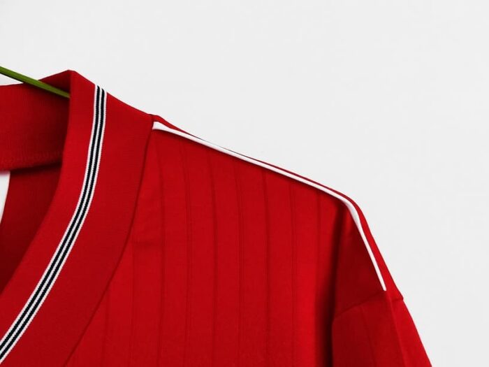 England 84-87 Away Red Football Kit