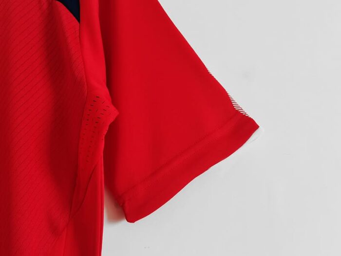 England 08-10 Away Red Football Kit