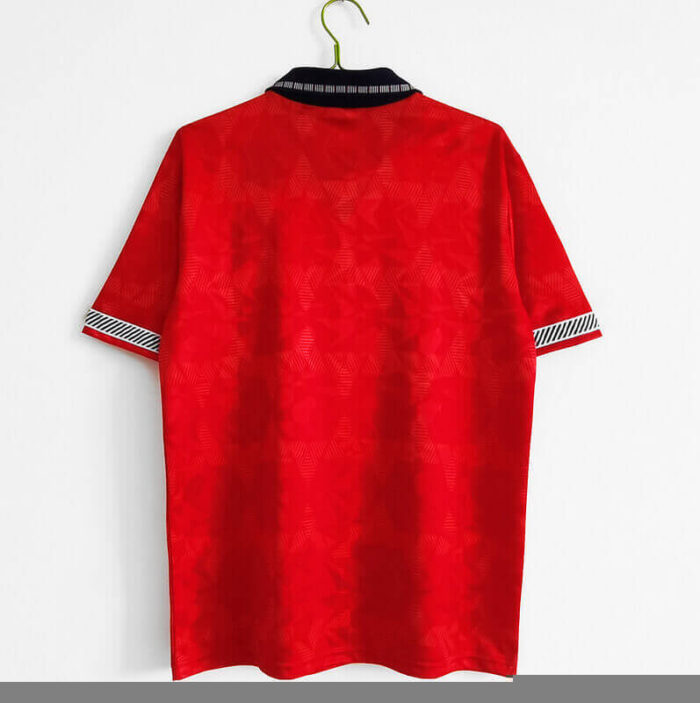 England 1990 World Cup Away Red Football Kit