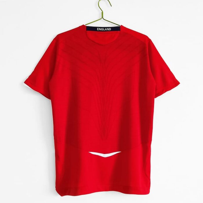 England 08-10 Away Red Football Kit