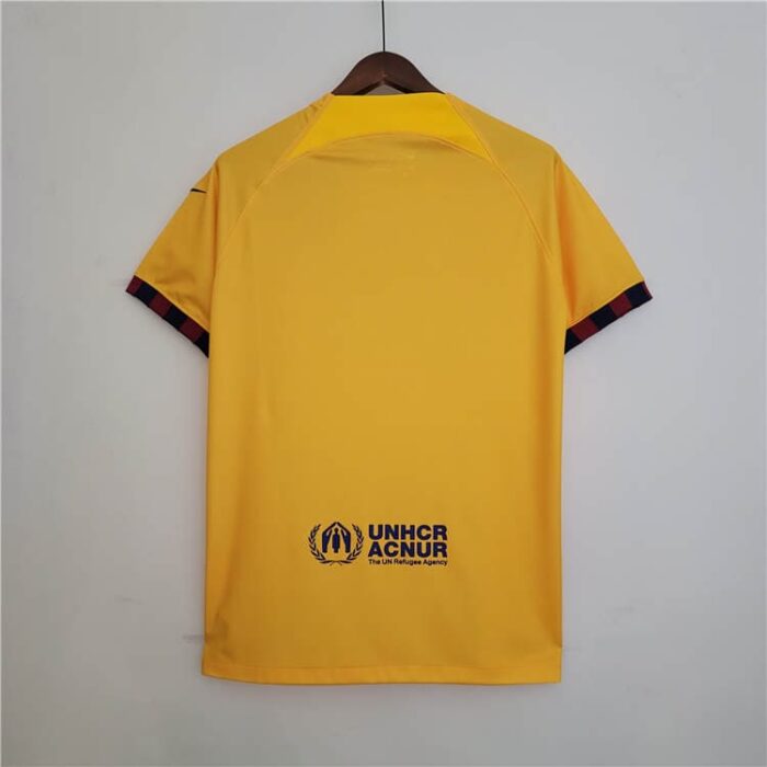 Barcelona 22-23 Fourth Yellow Football Kit - Image 2