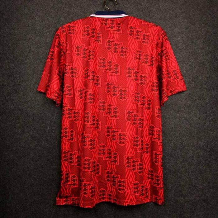 England 1994 World Cup Away Red Football Kit