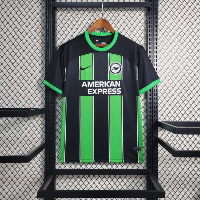 Brighton 23-24 Away Black/Green Football Kit