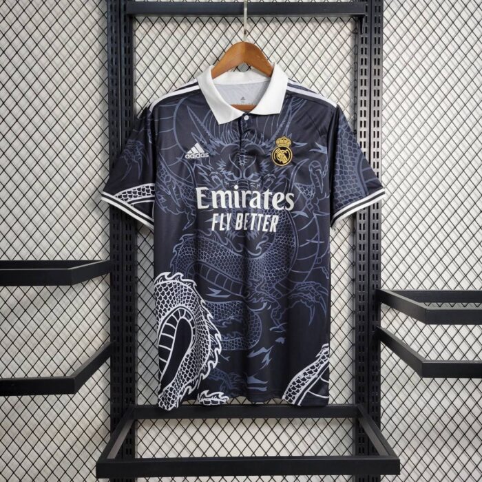 Real Madrid 23-24 Black Dragon Football Kit