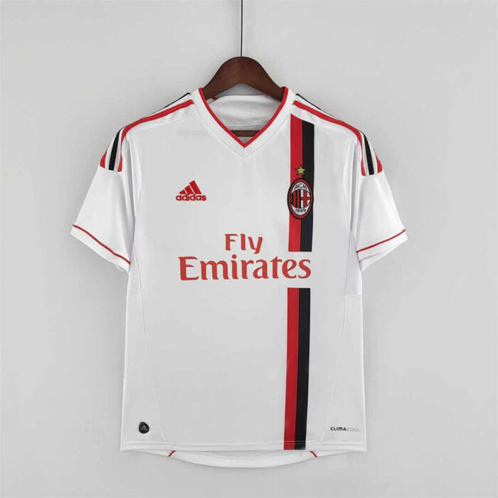 AC Milan 11-12 Away White Football Kit