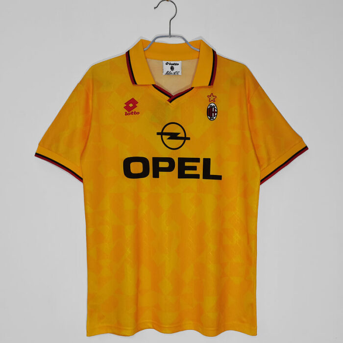 AC Milan 95-96 Third Yellow Football Kit