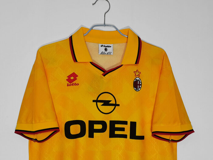 AC Milan 95-96 Third Yellow Football Kit