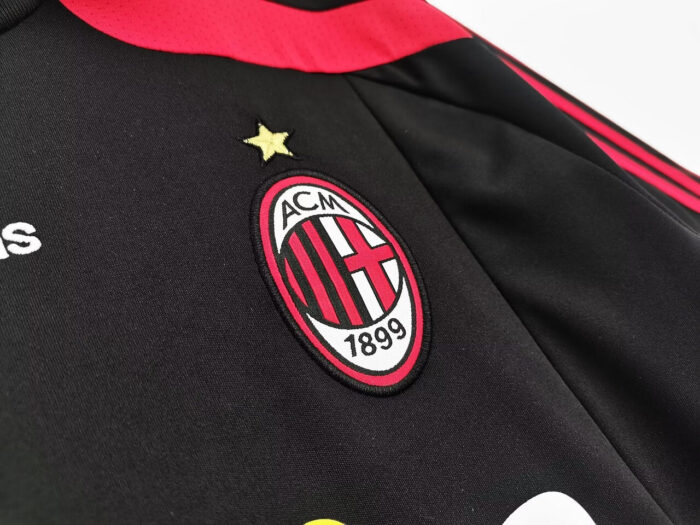 AC Milan 07-08 Third Black Football Kit