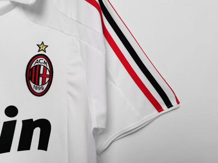 AC Milan 07-08 Away White Football Kit