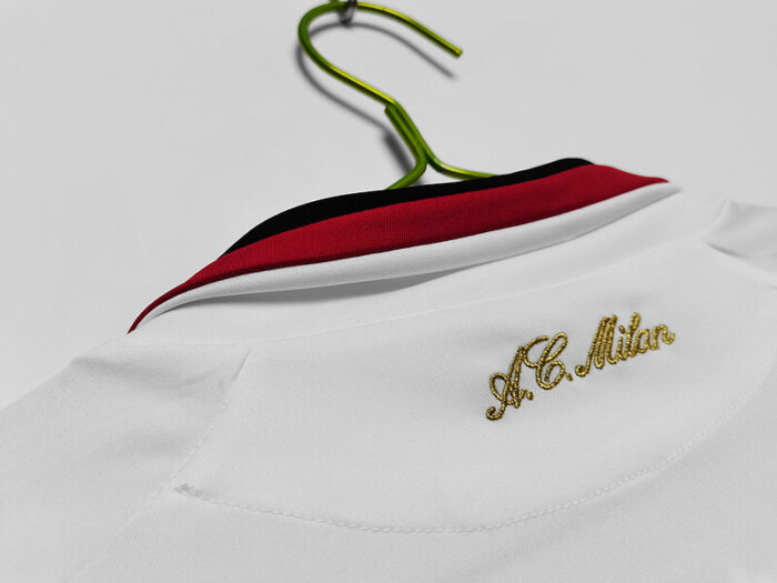 AC Milan 09-10 Away White Football Kit